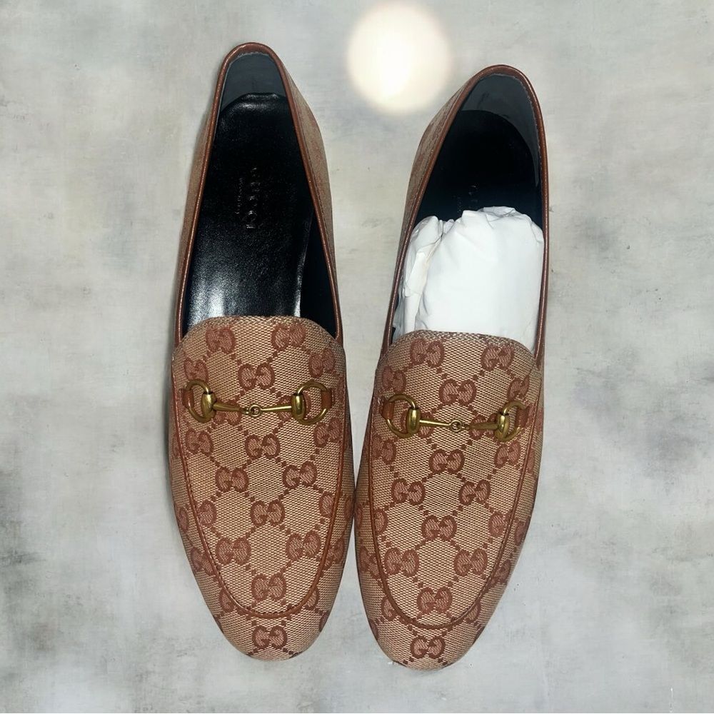 New With Tags Authentic Gucci GUCCI JORDAAN LOAFER  EU40/US 10
